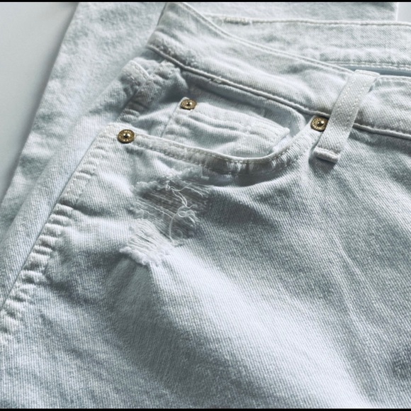 7 for all Mankind | White Cropped Boot Jeans 29 - Picture 11 of 12